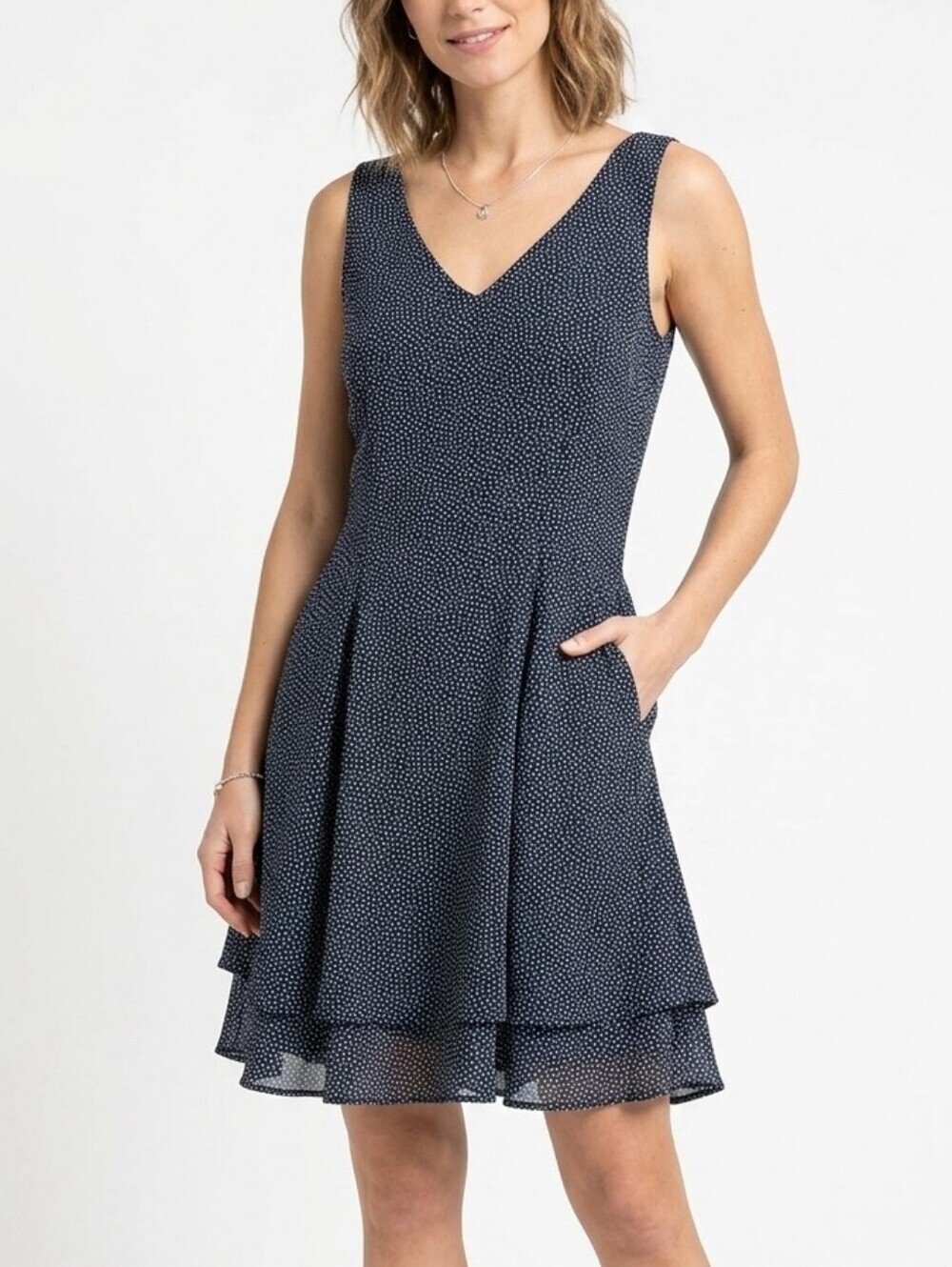 Vintage Algo Polka Dot Dress